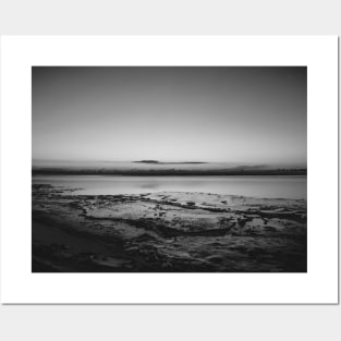 Dawn at an Icy Beach in Tracadie, New Brunswick Canada v4 Posters and Art